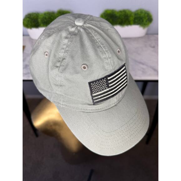 USA American Flag Embroidered Subdued GREY Tactical Patch with Adj. Operator Cap - Picture 1 of 4